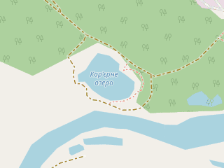 Розташування Старий кар'єр на мапі; Data: © OpenStreetMap contributors, SRTM, GEBCO, SONNY's LiDAR DTM, NASADEM, ESA WorldCover; Maps © Tracestrack