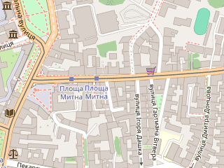 Розташування Третя після опівночі Львів на мапі; Data: © OpenStreetMap contributors, SRTM, GEBCO, SONNY's LiDAR DTM, NASADEM, ESA WorldCover; Maps © Tracestrack