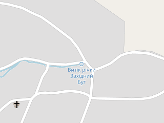 Розташування Західний Буг на мапі; Data: © OpenStreetMap contributors, SRTM, GEBCO, SONNY's LiDAR DTM, NASADEM, ESA WorldCover; Maps © Tracestrack