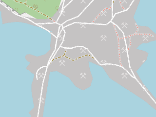 Розташування Ясниський на мапі; Data: © OpenStreetMap contributors, SRTM, GEBCO, SONNY's LiDAR DTM, NASADEM, ESA WorldCover; Maps © Tracestrack