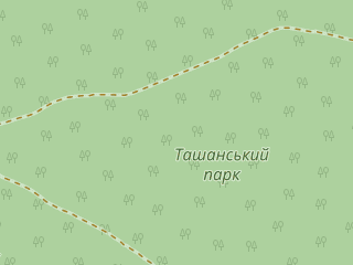 Розташування Ташанський на мапі; Data: © OpenStreetMap contributors, SRTM, GEBCO, SONNY's LiDAR DTM, NASADEM, ESA WorldCover; Maps © Tracestrack