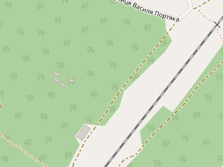 Розташування Dibrova club на мапі; Data: © OpenStreetMap contributors, SRTM, GEBCO, SONNY's LiDAR DTM, NASADEM, ESA WorldCover; Maps © Tracestrack