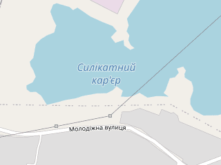 Розташування Силікатний на мапі; Data: © OpenStreetMap contributors, SRTM, GEBCO, SONNY's LiDAR DTM, NASADEM, ESA WorldCover; Maps © Tracestrack