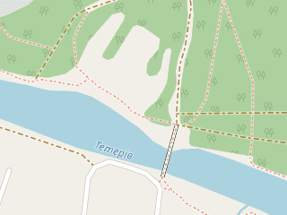 Розташування Тетерів на мапі; Data: © OpenStreetMap contributors, SRTM, GEBCO, SONNY's LiDAR DTM, NASADEM, ESA WorldCover; Maps © Tracestrack