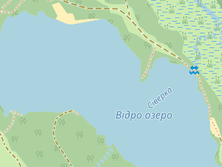 Розташування Відро на мапі; Data: © OpenStreetMap contributors, SRTM, GEBCO, SONNY's LiDAR DTM, NASADEM, ESA WorldCover; Maps © Tracestrack