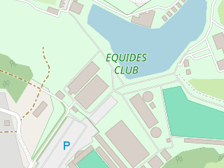Розташування Equides club на мапі; Data: © OpenStreetMap contributors, SRTM, GEBCO, SONNY's LiDAR DTM, NASADEM, ESA WorldCover; Maps © Tracestrack