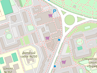 Розташування Люди Х на мапі; Data: © OpenStreetMap contributors, SRTM, GEBCO, SONNY's LiDAR DTM, NASADEM, ESA WorldCover; Maps © Tracestrack