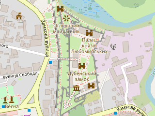 Розташування Дубенський на мапі; Data: © OpenStreetMap contributors, SRTM, GEBCO, SONNY's LiDAR DTM, NASADEM, ESA WorldCover; Maps © Tracestrack