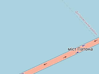Розташування Дніпро на мапі; Data: © OpenStreetMap contributors, SRTM, GEBCO, SONNY's LiDAR DTM, NASADEM, ESA WorldCover; Maps © Tracestrack