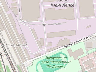 Розташування РАЖ на мапі; Data: © OpenStreetMap contributors, SRTM, GEBCO, SONNY's LiDAR DTM, NASADEM, ESA WorldCover; Maps © Tracestrack