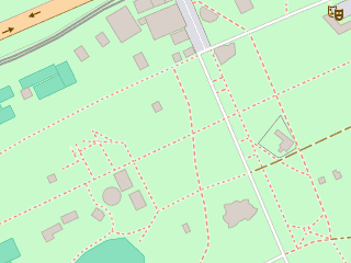 Розташування DINO PARK на мапі; Data: © OpenStreetMap contributors, SRTM, GEBCO, SONNY's LiDAR DTM, NASADEM, ESA WorldCover; Maps © Tracestrack