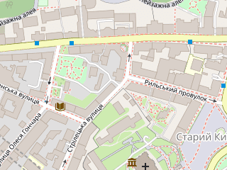 Розташування Час змін на мапі; Data: © OpenStreetMap contributors, SRTM, GEBCO, SONNY's LiDAR DTM, NASADEM, ESA WorldCover; Maps © Tracestrack