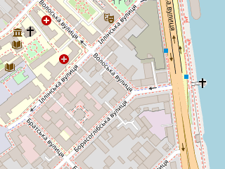 Розташування Гра в кальмара на мапі; Data: © OpenStreetMap contributors, SRTM, GEBCO, SONNY's LiDAR DTM, NASADEM, ESA WorldCover; Maps © Tracestrack