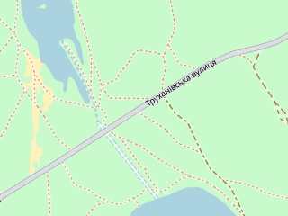 Розташування Труханів на мапі; Data: © OpenStreetMap contributors, SRTM, GEBCO, SONNY's LiDAR DTM, NASADEM, ESA WorldCover; Maps © Tracestrack