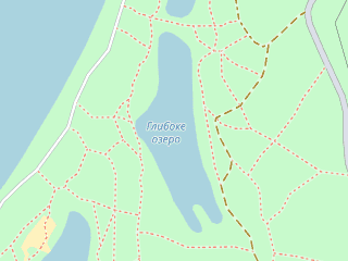 Розташування Глибоке на мапі; Data: © OpenStreetMap contributors, SRTM, GEBCO, SONNY's LiDAR DTM, NASADEM, ESA WorldCover; Maps © Tracestrack