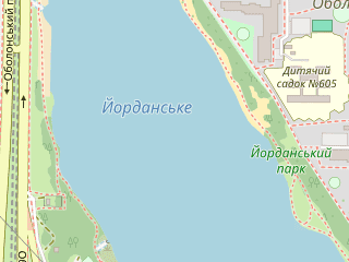 Розташування Йорданське на мапі; Data: © OpenStreetMap contributors, SRTM, GEBCO, SONNY's LiDAR DTM, NASADEM, ESA WorldCover; Maps © Tracestrack