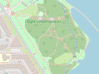 Розташування Наталка на мапі; Data: © OpenStreetMap contributors, SRTM, GEBCO, SONNY's LiDAR DTM, NASADEM, ESA WorldCover; Maps © Tracestrack