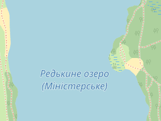 Розташування Редькине на мапі; Data: © OpenStreetMap contributors, SRTM, GEBCO, SONNY's LiDAR DTM, NASADEM, ESA WorldCover; Maps © Tracestrack