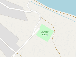 Розташування Alpaca Home на мапі; Data: © OpenStreetMap contributors, SRTM, GEBCO, SONNY's LiDAR DTM, NASADEM, ESA WorldCover; Maps © Tracestrack