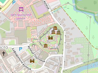 Розташування Любарта на мапі; Data: © OpenStreetMap contributors, SRTM, GEBCO, SONNY's LiDAR DTM, NASADEM, ESA WorldCover; Maps © Tracestrack