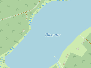 Розташування Пісочне на мапі; Data: © OpenStreetMap contributors, SRTM, GEBCO, SONNY's LiDAR DTM, NASADEM, ESA WorldCover; Maps © Tracestrack