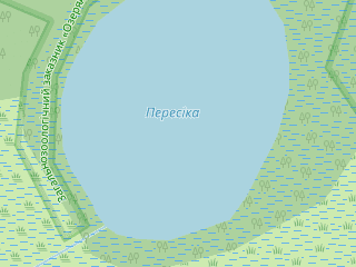 Розташування Пересіка на мапі; Data: © OpenStreetMap contributors, SRTM, GEBCO, SONNY's LiDAR DTM, NASADEM, ESA WorldCover; Maps © Tracestrack