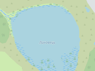 Розташування Линовець на мапі; Data: © OpenStreetMap contributors, SRTM, GEBCO, SONNY's LiDAR DTM, NASADEM, ESA WorldCover; Maps © Tracestrack