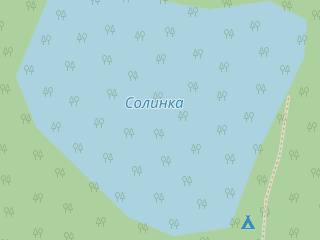 Розташування Солинка на мапі; Data: © OpenStreetMap contributors, SRTM, GEBCO, SONNY's LiDAR DTM, NASADEM, ESA WorldCover; Maps © Tracestrack