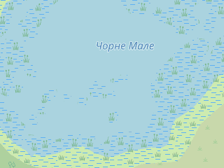 Розташування Чорне Мале на мапі; Data: © OpenStreetMap contributors, SRTM, GEBCO, SONNY's LiDAR DTM, NASADEM, ESA WorldCover; Maps © Tracestrack
