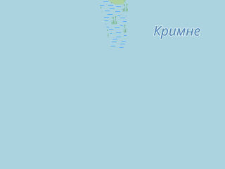 Розташування Кримне на мапі; Data: © OpenStreetMap contributors, SRTM, GEBCO, SONNY's LiDAR DTM, NASADEM, ESA WorldCover; Maps © Tracestrack