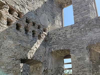  Руїни середньовічного Скеля-Подільського замку в Тернопільській області 