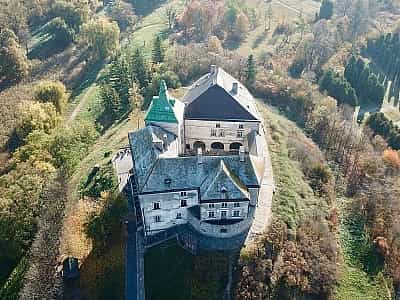 Олеський замок гордо височіє в одній із частин Львівської області. Цей замок відрізняється від інших – він виглядає світлим та повітряним, особливо в оточенні зеленої трави парку.