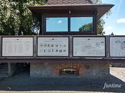 Інформаційний стенд в замку Радомисль 