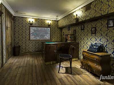 Квест-кімната "Вікторіанський детектив" створений за мотивами книги "Лорінг" Макса Рідлі Кроу.
