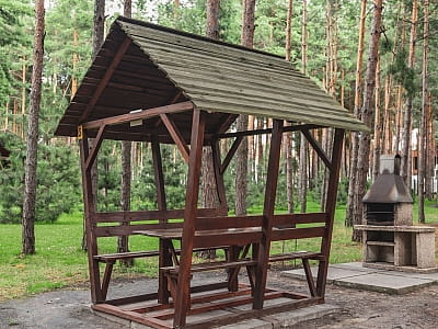 Альтанка з мангалом в заміському комплексі "Sobi Club" біля Вишгорода 