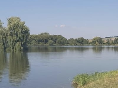 Озеро Молодіжне в місті Перемишляни поряд зі Львовом