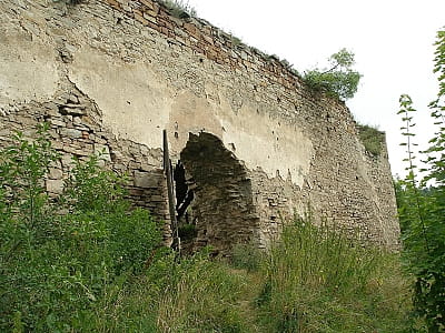 Язловецький замок - один з найпотужніших і найдавніших замків України, що знаходиться на вершині гори, отчений вигином річки Вільховець, насипними валами та ровом.