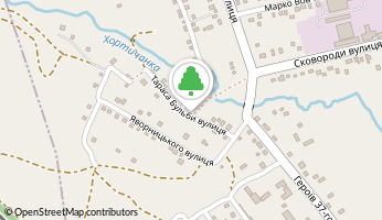 Розташування Запорозький дуб на мапі