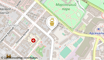 Розташування Національний військово-історичний музей України на мапі